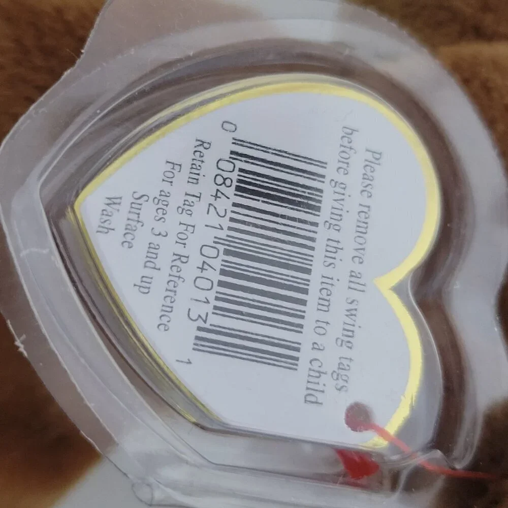 TY Beanie Baby Lot of 2 Dogs Weenie 1995 Tiny 1999 Mint One Owner